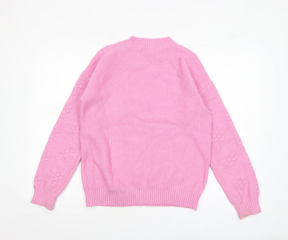 Womens UK Size M Paramour Pink Pullover Jumper