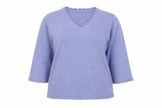Womens UK Size 16 Eastex Purple Pullover Jumper