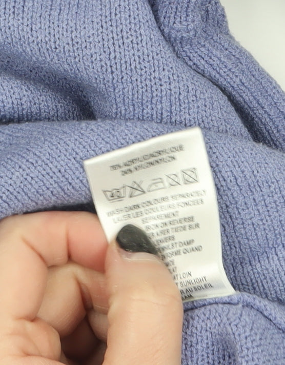 Womens UK Size 16 Eastex Purple Pullover Jumper