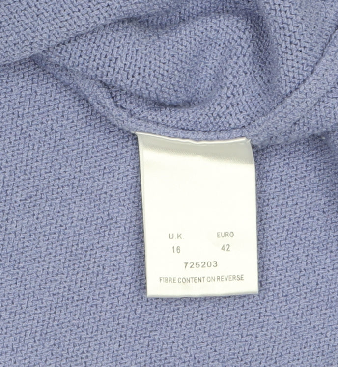Womens UK Size 16 Eastex Purple Pullover Jumper