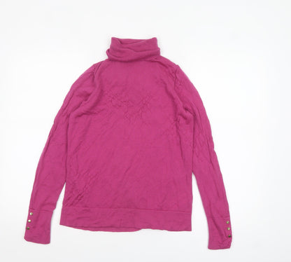 Womens UK Size M Hobbs Pink Pullover Jumper