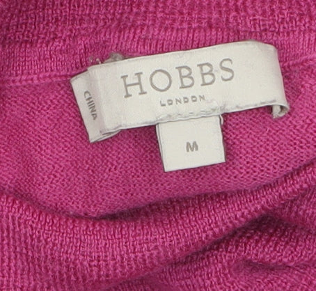 Womens UK Size M Hobbs Pink Pullover Jumper