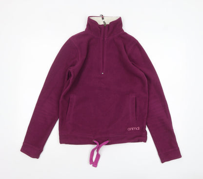 Womens UK Size 10 Animal Purple Pullover Sweatshirt