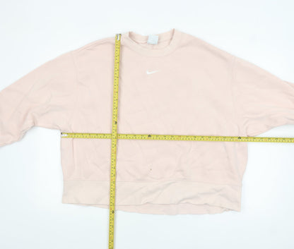 Womens UK Size 1X Nike Pink Pullover Sweatshirt