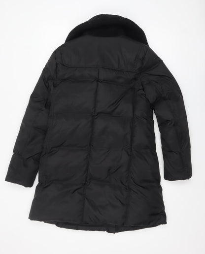 Paul & Joe Sister Women's Black Long Puffer Coat Size 10