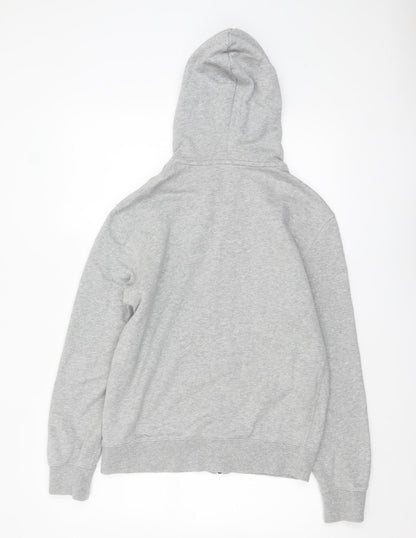Mens UK Size S Marks and Spencer Grey Full Zip Hoodie