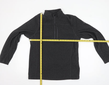 Mens UK Size L Trespass Black Pullover Sweatshirt