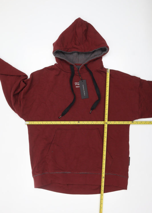 Mens UK Size L Osaka People Red Pullover Hoodie