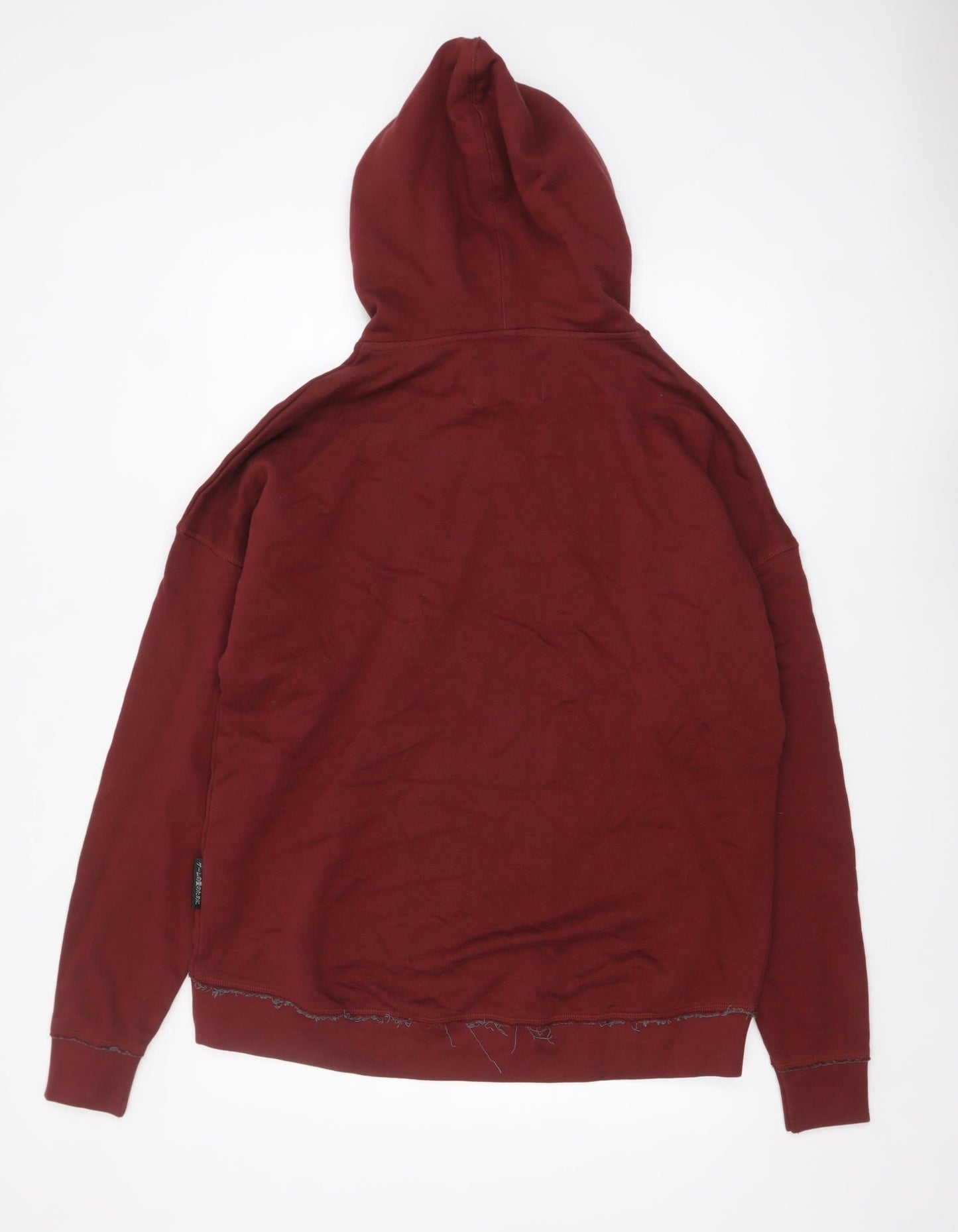 Mens UK Size L Osaka People Red Pullover Hoodie