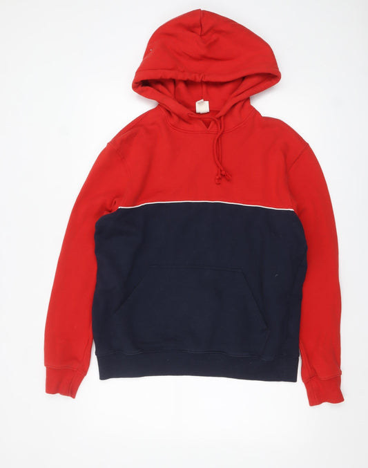 Mens UK Size M H&M Multicoloured Pullover Hoodie