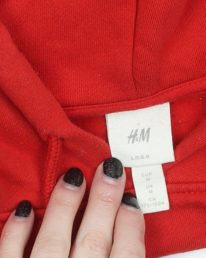 Mens UK Size M H&M Multicoloured Pullover Hoodie