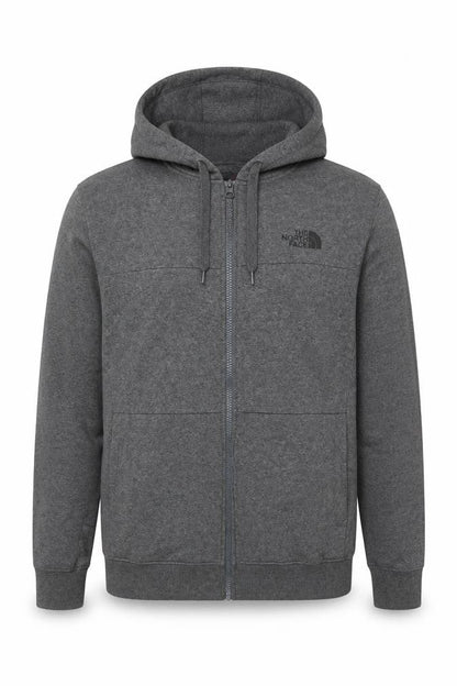 Mens UK Size M The North Face Grey Full Zip Hoodie