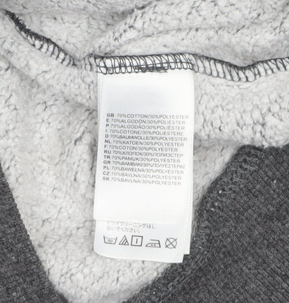 Mens UK Size M The North Face Grey Full Zip Hoodie