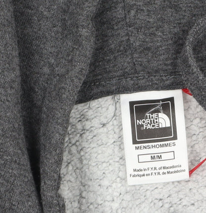 Mens UK Size M The North Face Grey Full Zip Hoodie