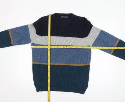 Mens UK Size M Marks and Spencer Multicoloured Pullover Jumper