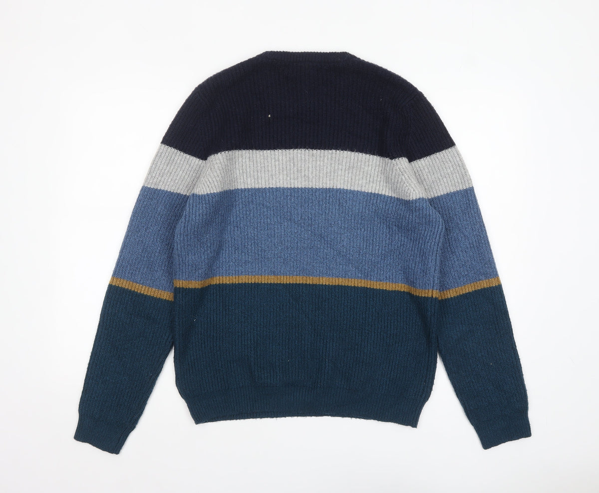Mens UK Size M Marks and Spencer Multicoloured Pullover Jumper