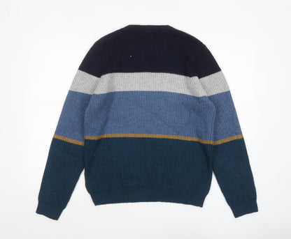 Mens UK Size M Marks and Spencer Multicoloured Pullover Jumper