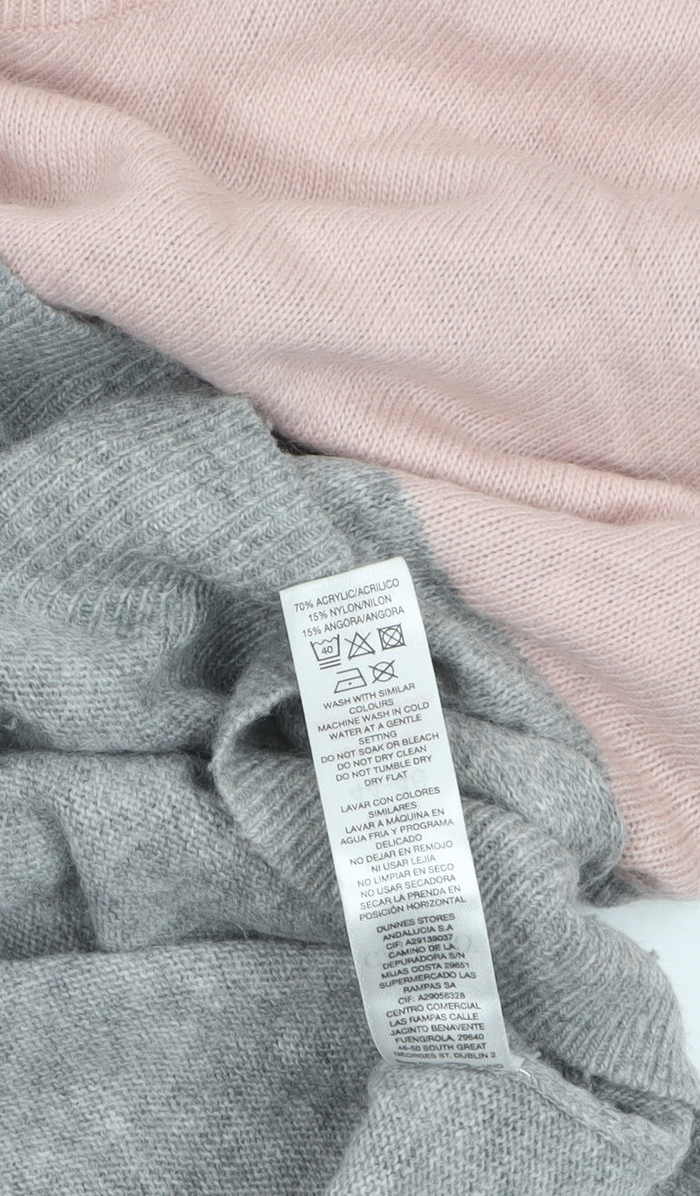 Womens UK Size L Gallery Grey Pullover Jumper