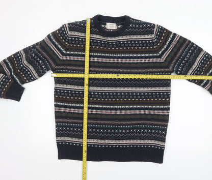 Mens UK Size M George Blue Pullover Jumper