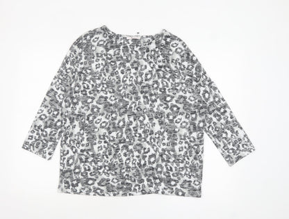Womens UK Size 14 TU Grey Tunic Blouse