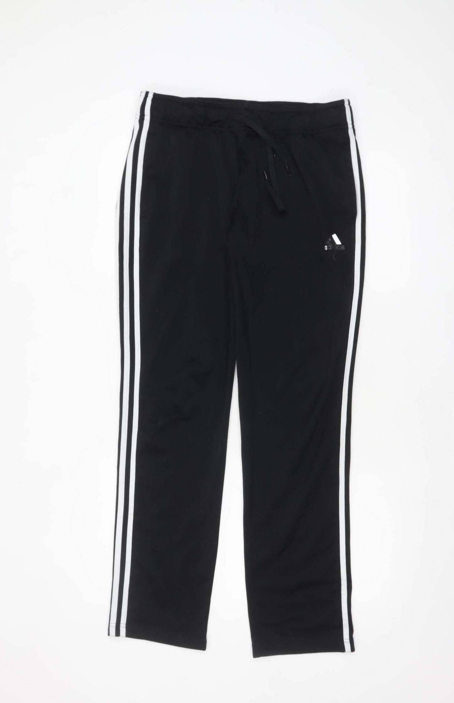 Womens UK Size 14 adidas Regular Fit Jogger Black Trousers