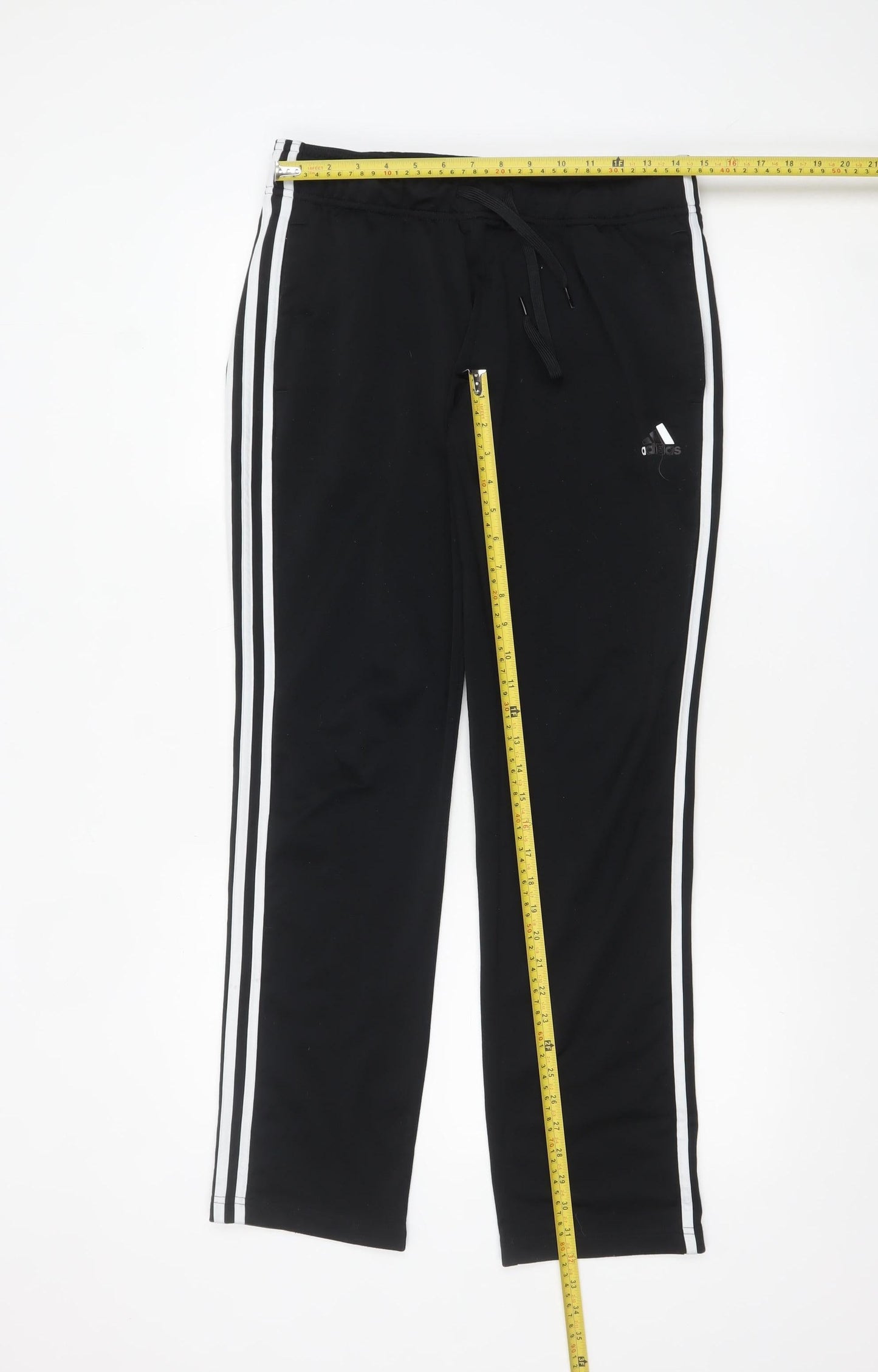 Womens UK Size 14 adidas Regular Fit Jogger Black Trousers