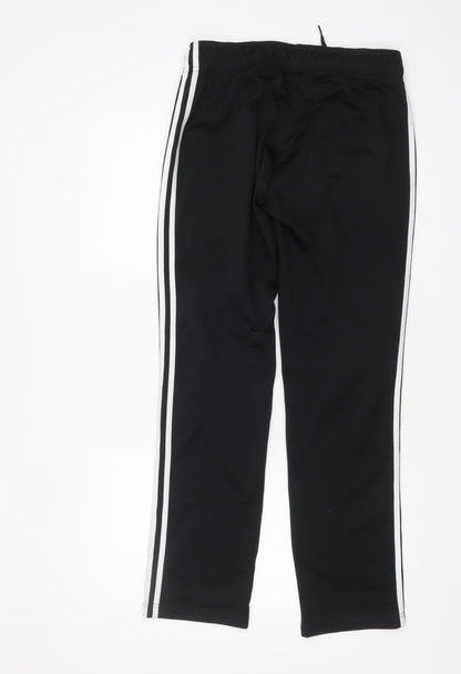 Womens UK Size 14 adidas Regular Fit Jogger Black Trousers