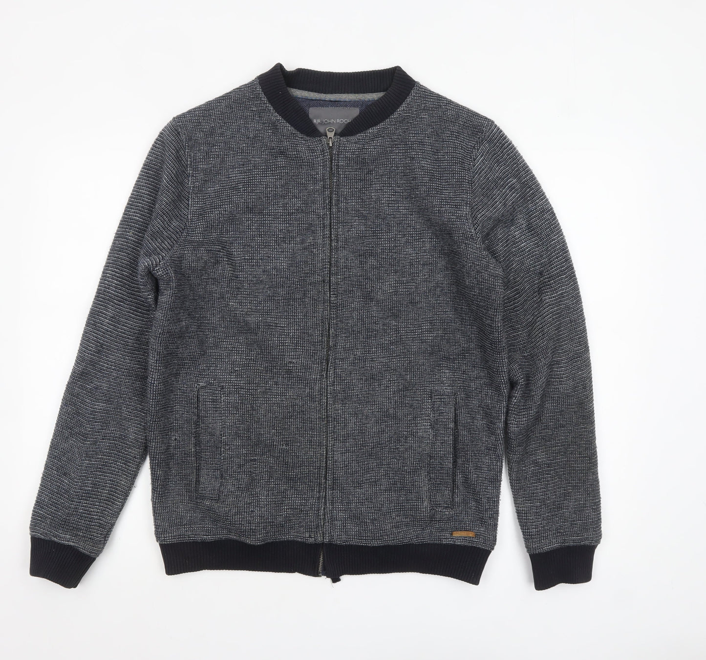 Mens UK Size M RJR John Rocha Grey Bomber Jacket
