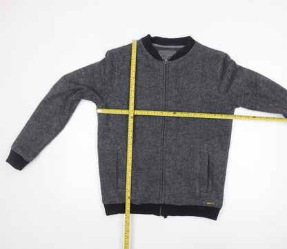 Mens UK Size M RJR John Rocha Grey Bomber Jacket
