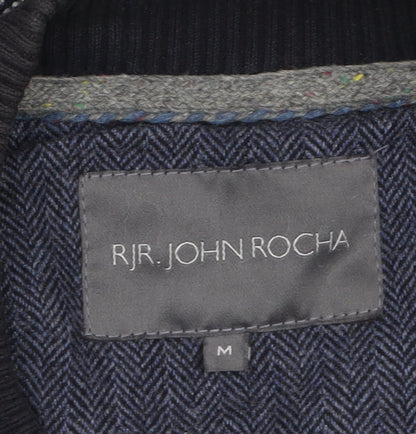 Mens UK Size M RJR John Rocha Grey Bomber Jacket