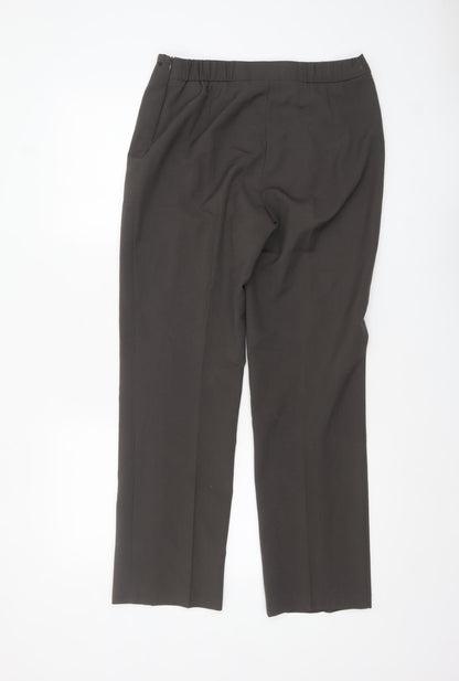 Marks and Spencer Women’s Brown Size 10 Straight Trousers