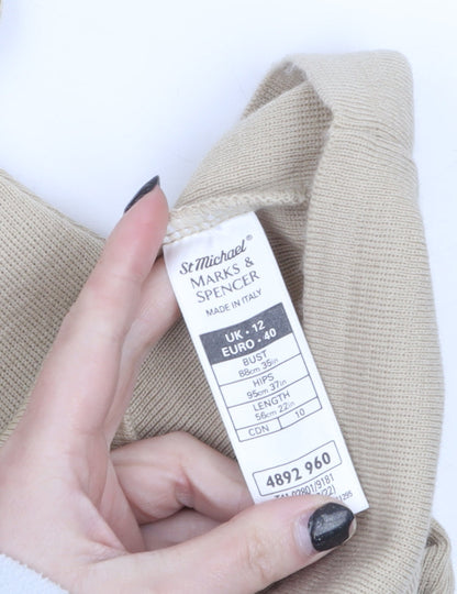 Womens UK Size 12 Marks and Spencer Bodycon Dress