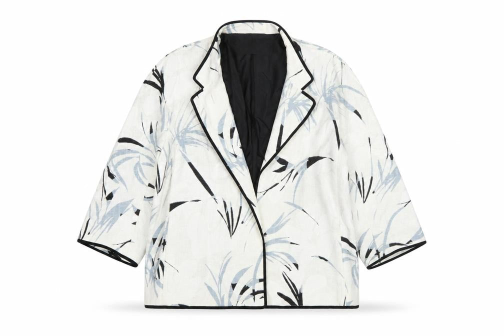 Womens UK Size L Zara Basic Regular Ivory Blazer