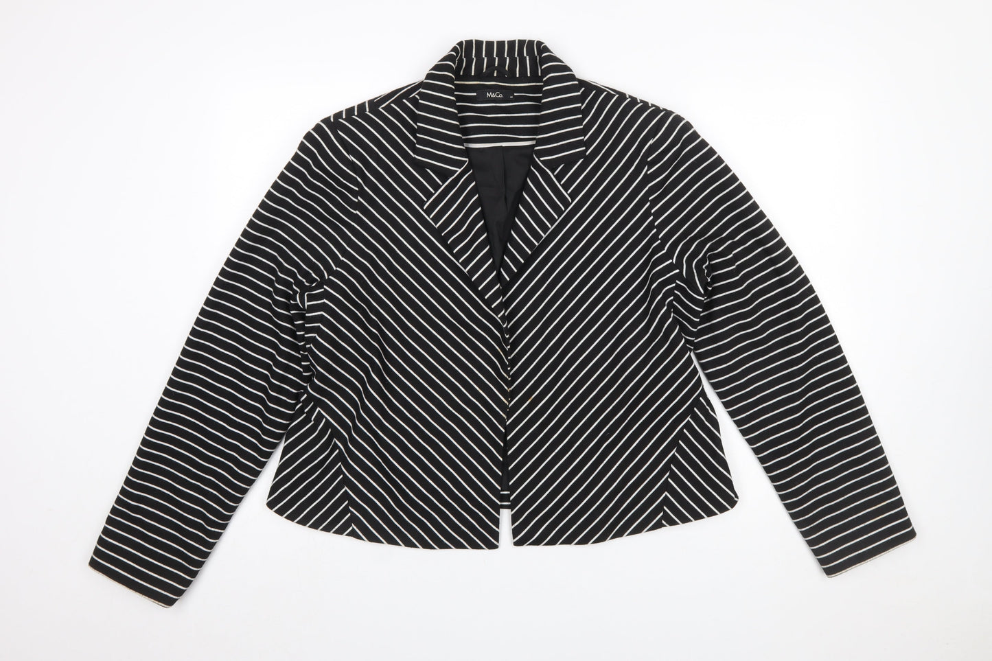 Womens UK Size 20 M&Co Regular Black Blazer