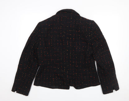 Alex & Co. Women’s Black Wool Blend Tweed Blazer Size 16