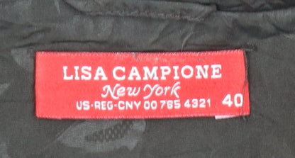 Womens UK Size 12 Lisa Campione Regular Brown Blazer