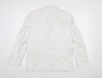 Womens UK Size 12 Littlewoods Regular White Blazer
