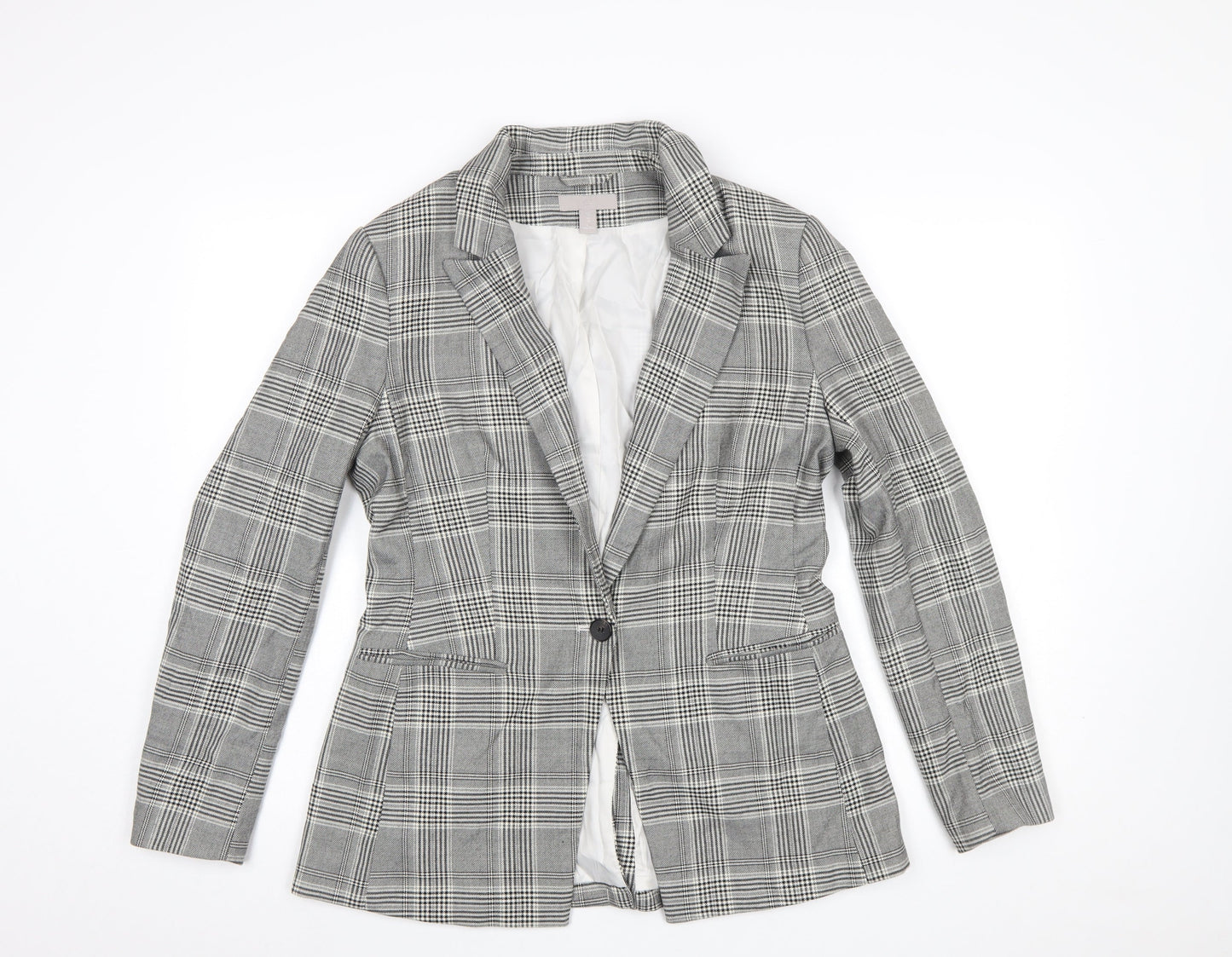 Womens UK Size 12 H&M Regular Grey Blazer