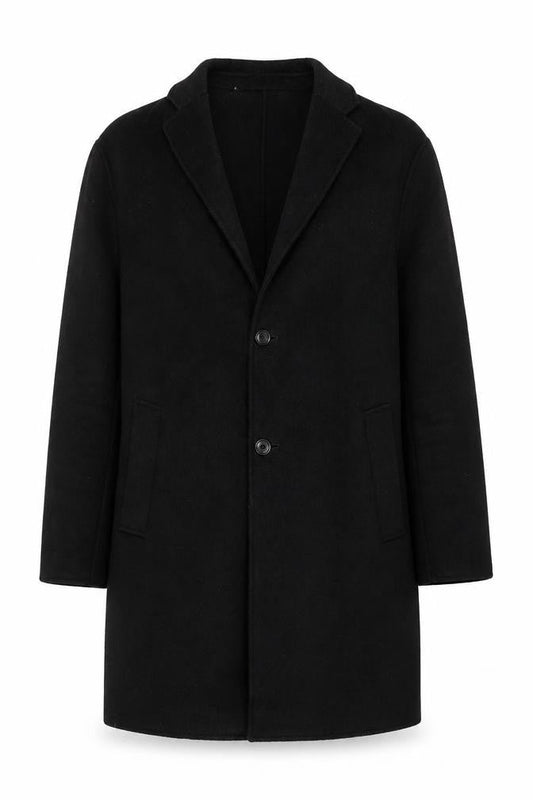 Womens UK Size 12 Zara Black Overcoat