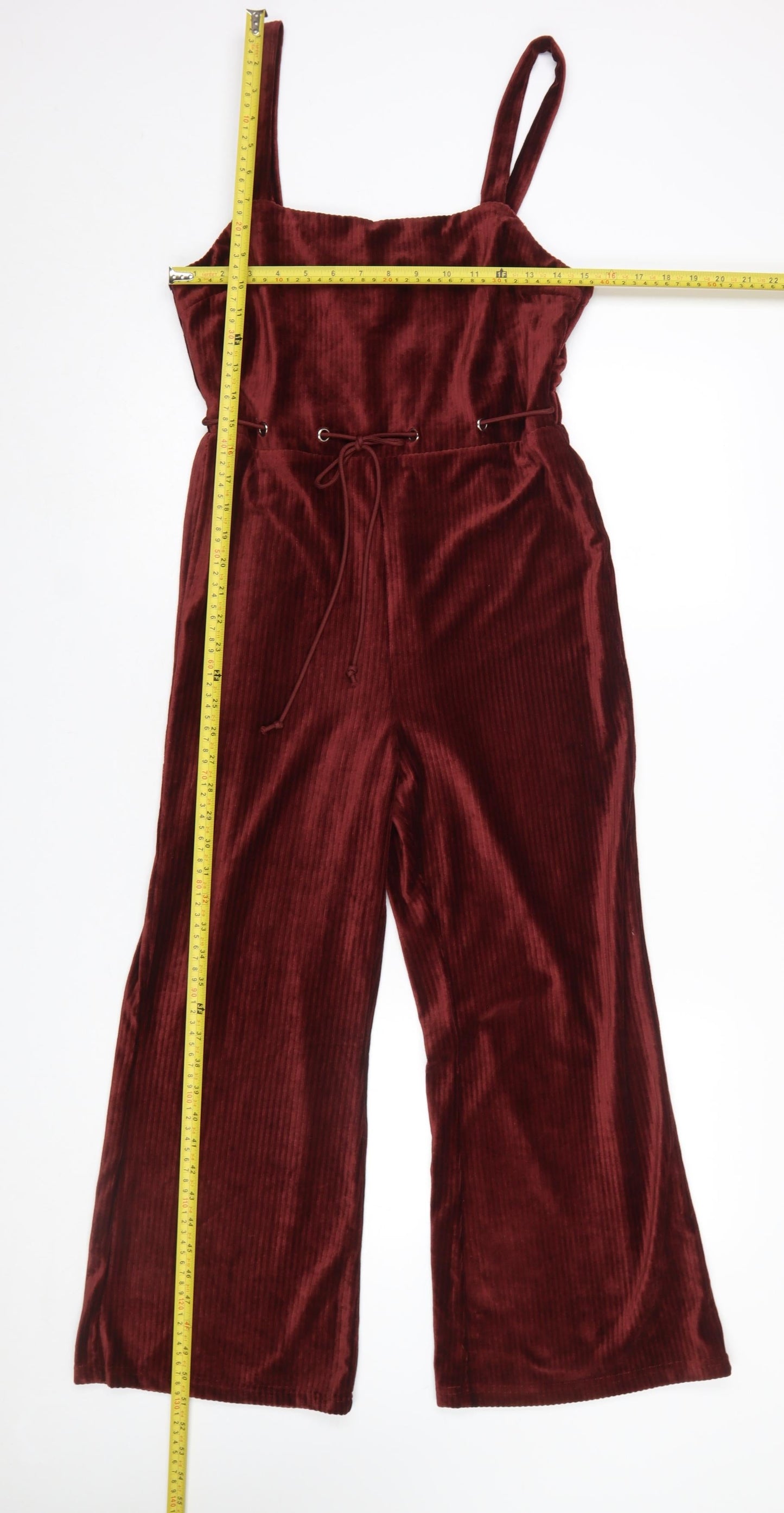 Womens UK Size M Emory Park One-Piece Red Jumpsuit