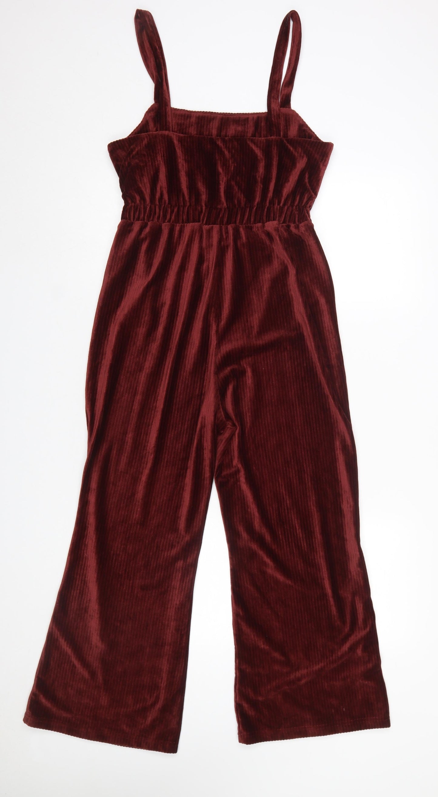 Womens UK Size M Emory Park One-Piece Red Jumpsuit