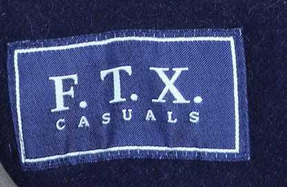 F.T.X Casuals Men’s Brown Cotton Overcoat UK 40 Regular Fit