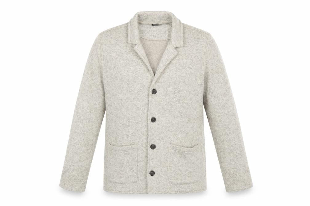 Cotton Traders Men’s Beige Collared Button Cardigan M