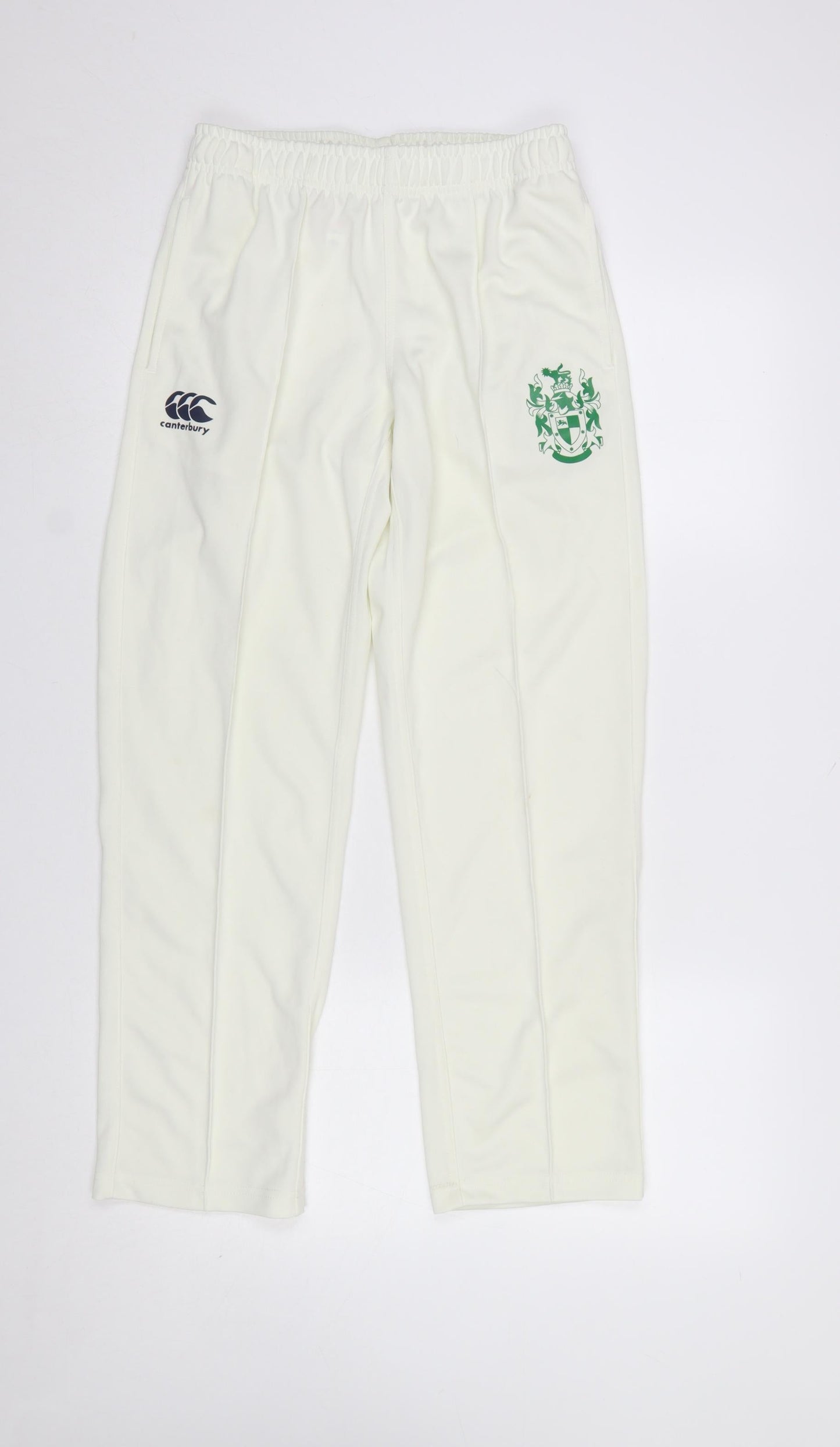 Boys UK Size 14 Years Canterbury Regular Fit Jogger White Trousers