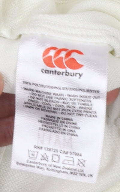 Boys UK Size 14 Years Canterbury Regular Fit Jogger White Trousers