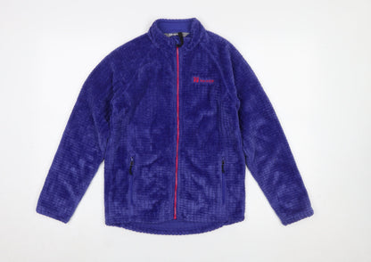 Girls UK Size 11-12 Years The Edge Blue Basic Jacket