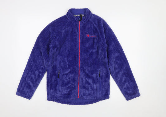 Girls UK Size 11-12 Years The Edge Blue Basic Jacket
