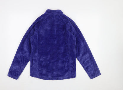 Girls UK Size 11-12 Years The Edge Blue Basic Jacket
