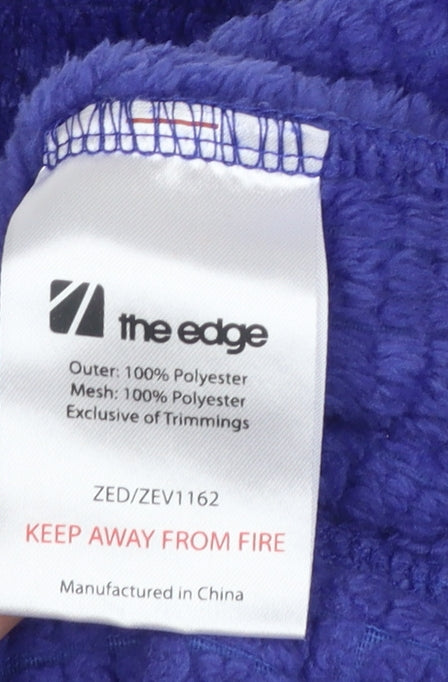 Girls UK Size 11-12 Years The Edge Blue Basic Jacket