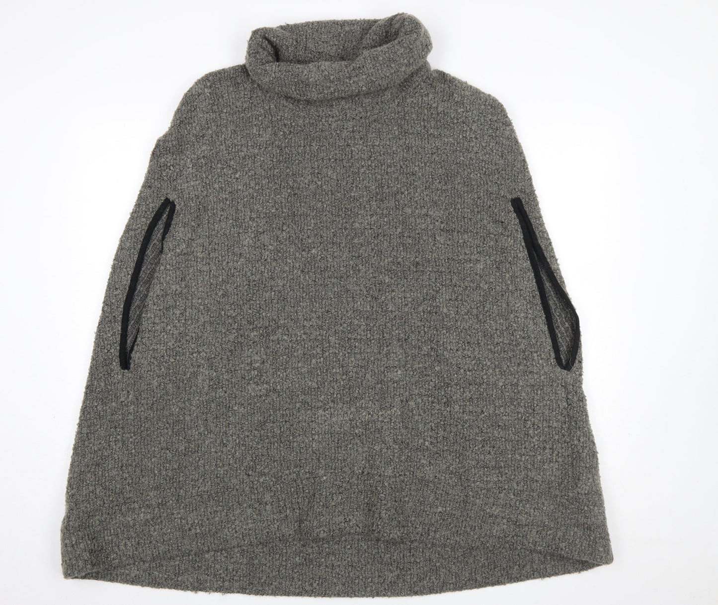Womens UK Size 14 NEXT Grey Cape Jumper